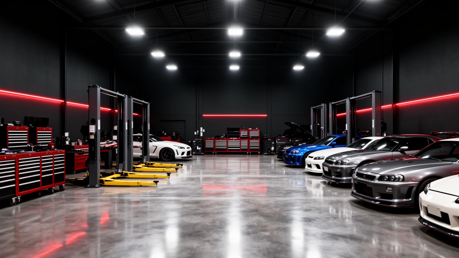 Workshop interior